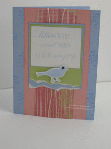 Birds Singing Card