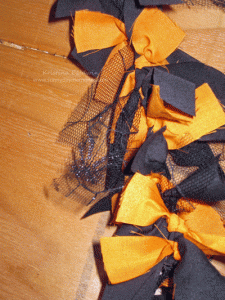 Halloween Garland Close Up