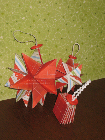Side Paper Star Ornaments
