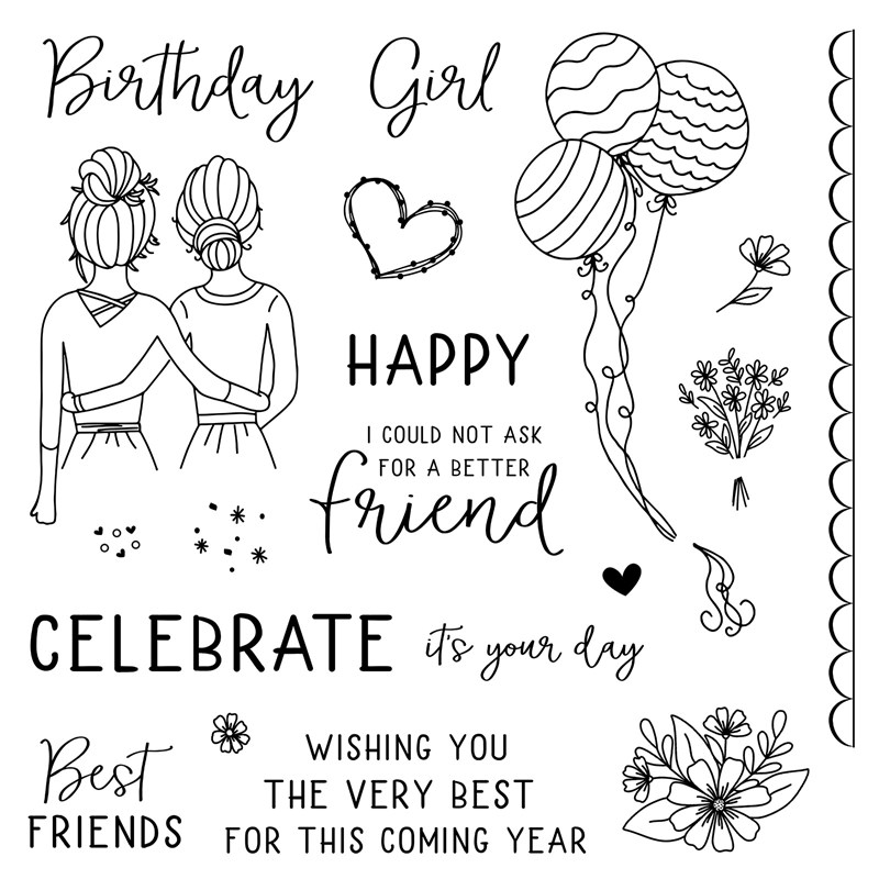 May CTMH Stamp of the Month To My Bestie