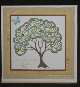 A Tree Easel Card front