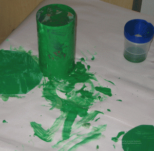 leprechaun trap paint step