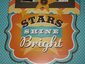 Closeup Stars Shine Bright Layout