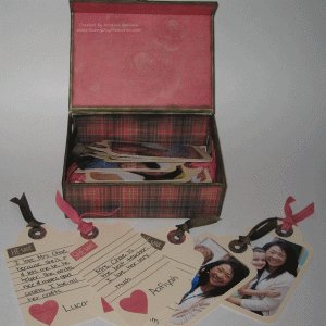 Inside Love Treasure Box with Tags