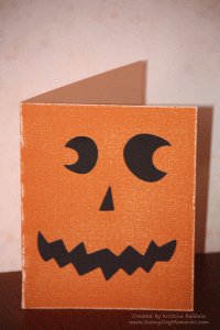 Artiste Pumpkin Card