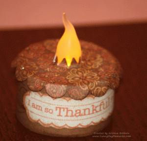Thankful Candle