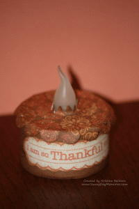Thankful Candle (unlit)