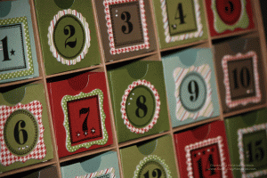 Advent Calendar Closeup