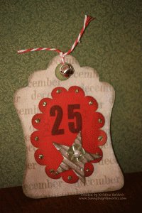 Capture the Date Christmas Tag
