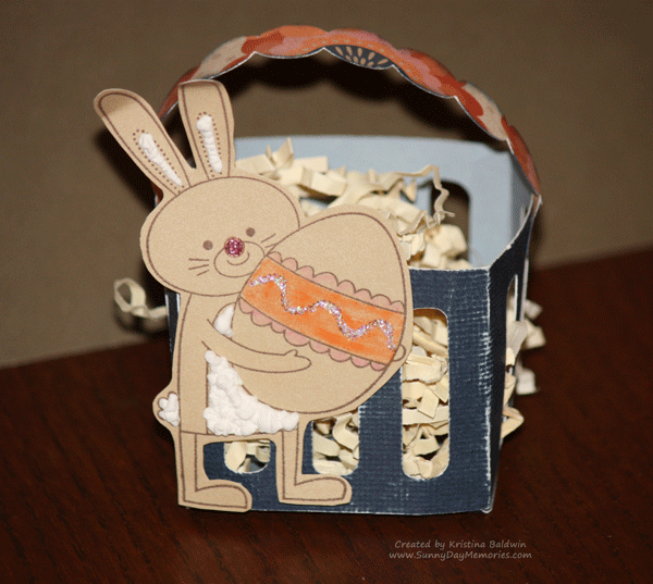 Easter Basket with Cricut Artiste SunnyDay Memories Easter Basket with Cricut Artiste SunnyDay Memories