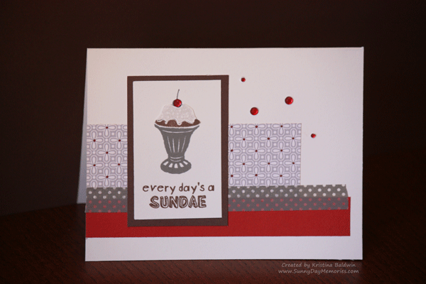 Sundae Chocolate Affair Card