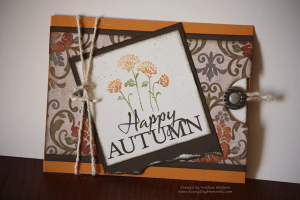 Happy Autumn Pocket Card