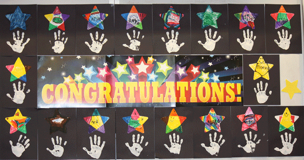 kids congratulation banner