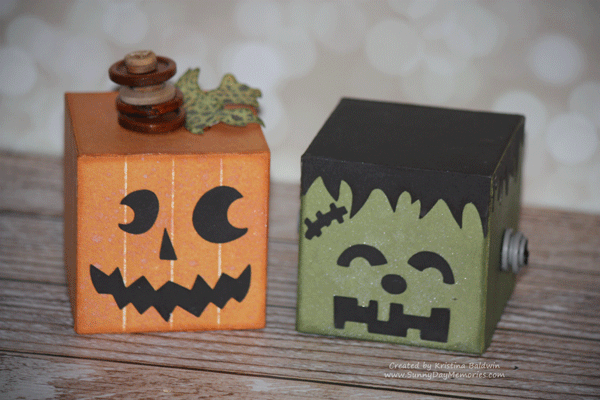 Artiste Halloween Pumpkin & Frankenstein