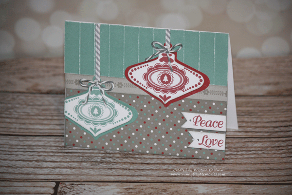 Ornament Scandinavian Wishes Card