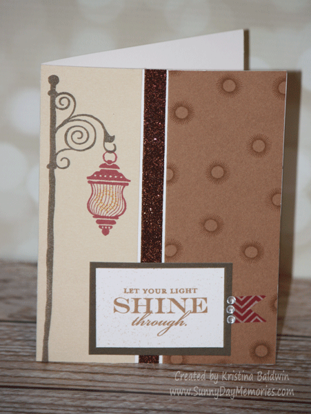 Illuminate November Stamp of the Month Card