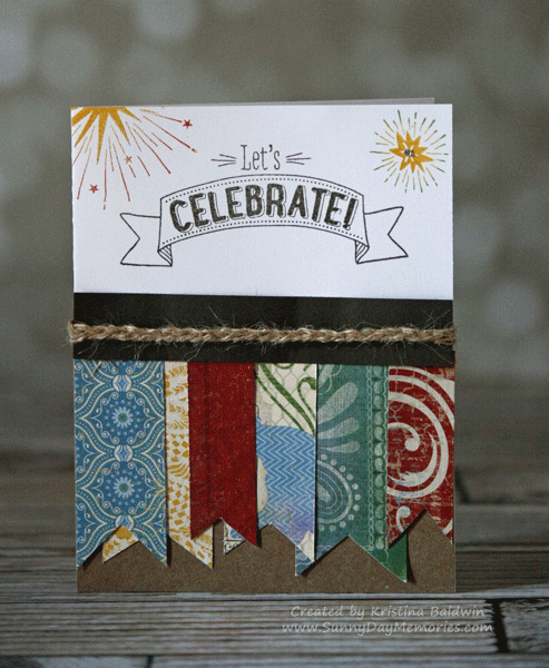 Celebrate Kaboom Stamp of the Month Card