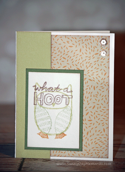 What a Hoot SOTM Card