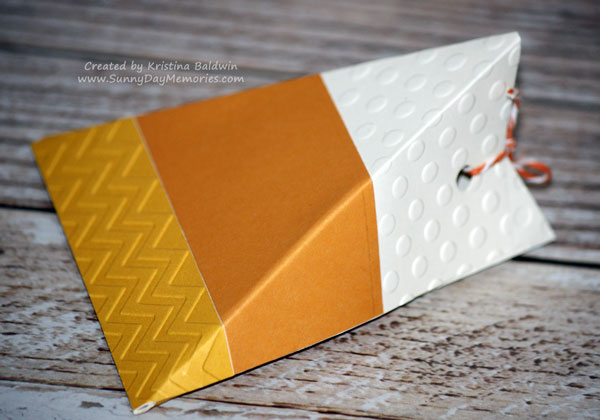 Side View Candy Corn Box