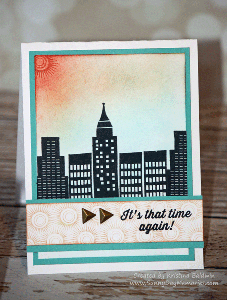 Cityscape New Year Card