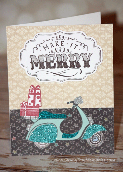 Make it Merry Scooter Card