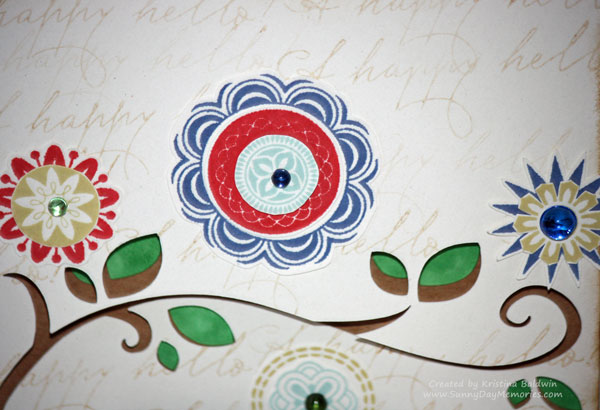 Close-up Cricut Artfully Sent A Happy Hello