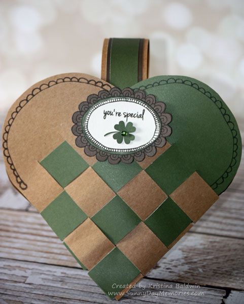 Choose Happy Woven St. Patrick's Day Heart