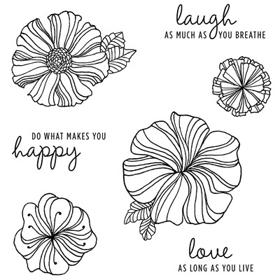 Wavy Blooms Stamp Set