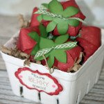 Basket of Cricut Artiste Strawberries