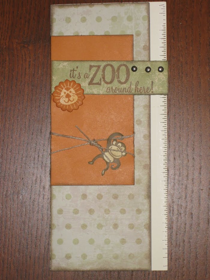 It's a zoo - card with monkey