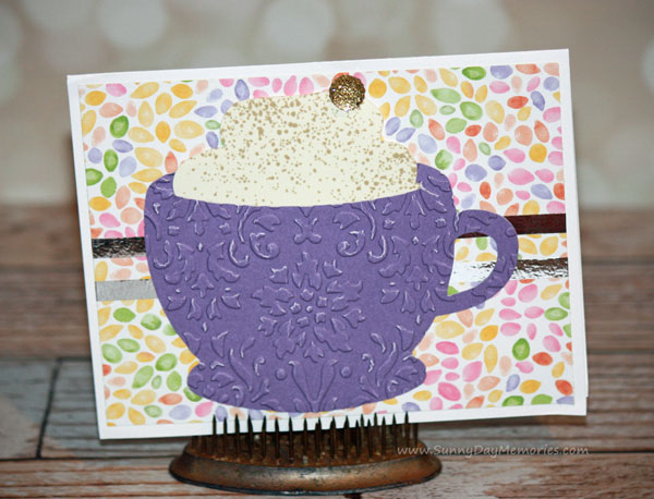 Cricut Artistry Coffee Cup Card