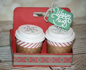 Mini Holiday Coffee Cup Carrier