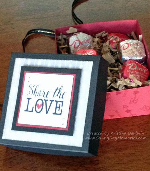 Open Share the Love Valentine's Box