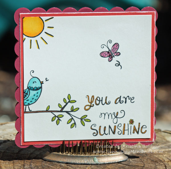 You are My Sunshine Card