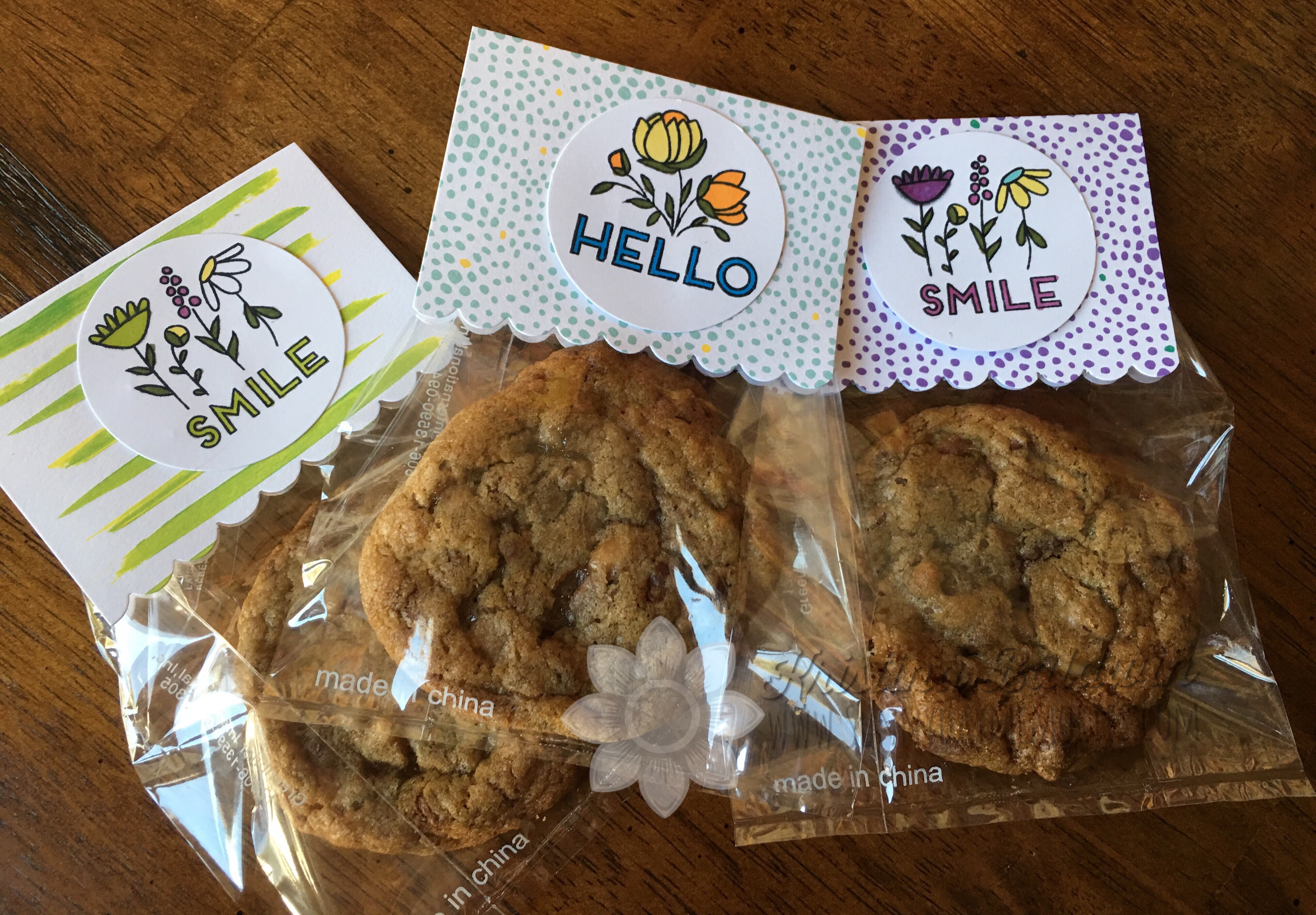 Create Kindness Cookie Bag Toppers