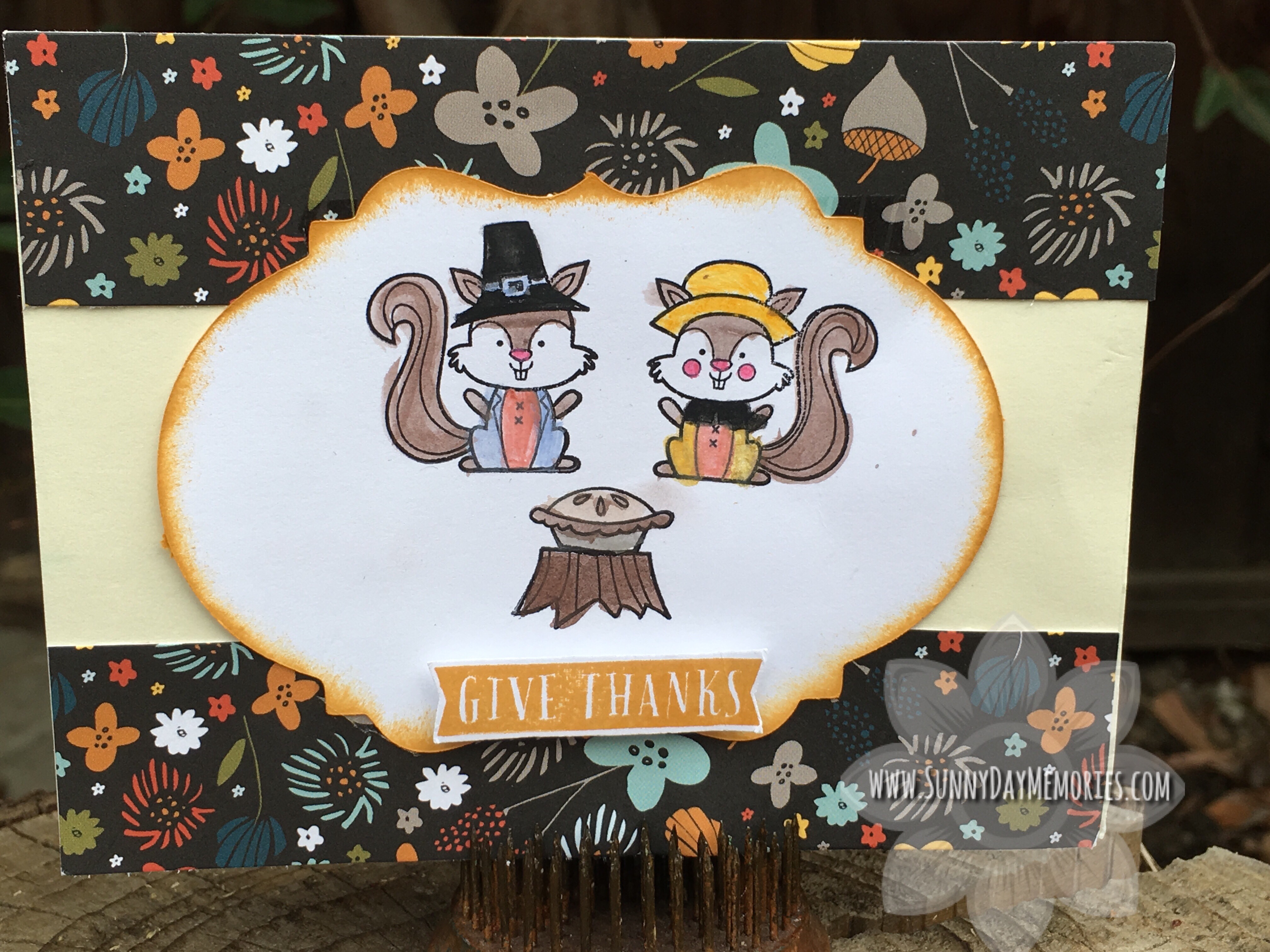 Forest Feast Thanksgiving Card