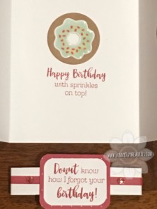 Open Donut Window Card