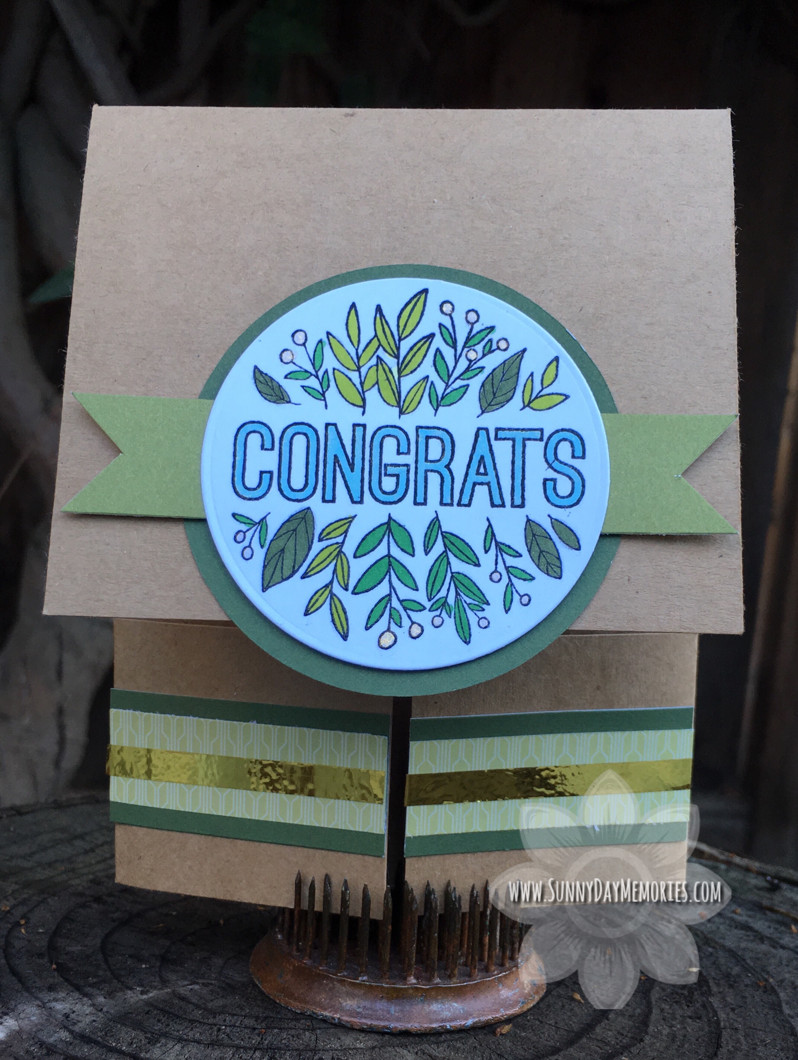 Congrats Double Dutch Card