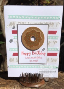 Donut Birthday Card