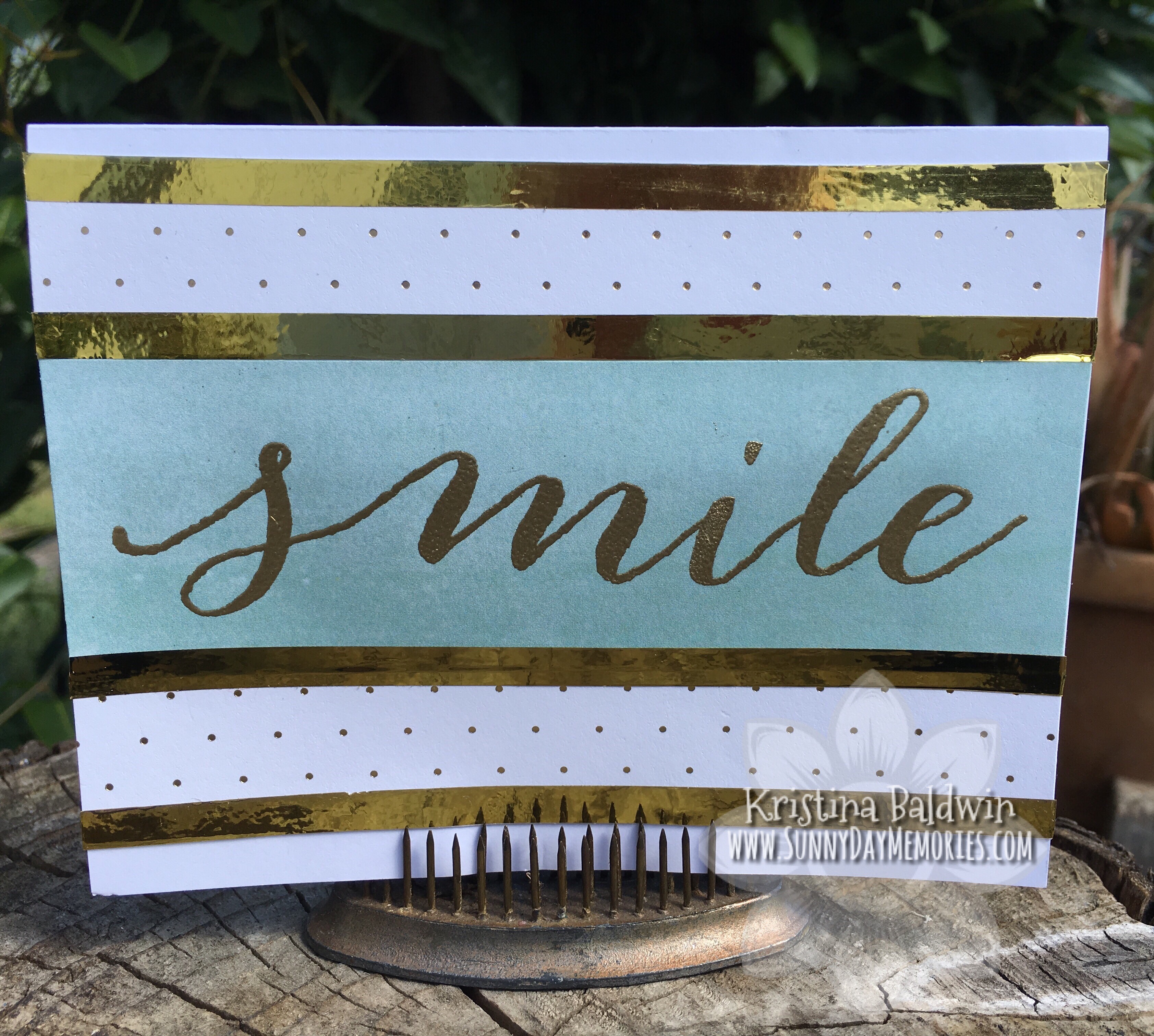 Live Beautifully Smile Card