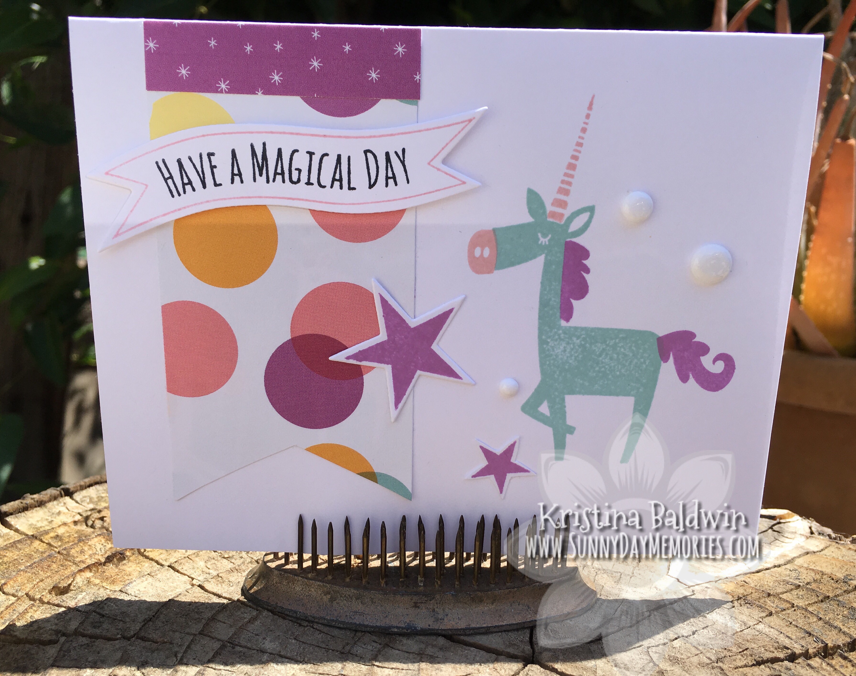 Magical Day Unicorn Card