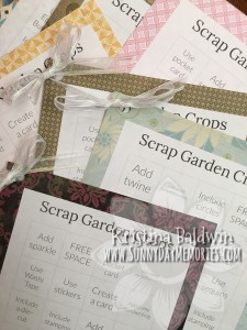 Scrapbooking Crop Bingo