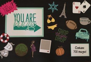 Cricut You Are Here Display Board