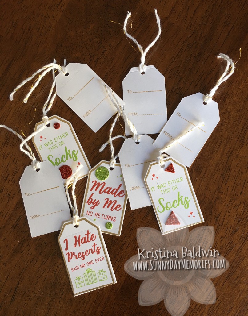 Handmade Christmas Tags