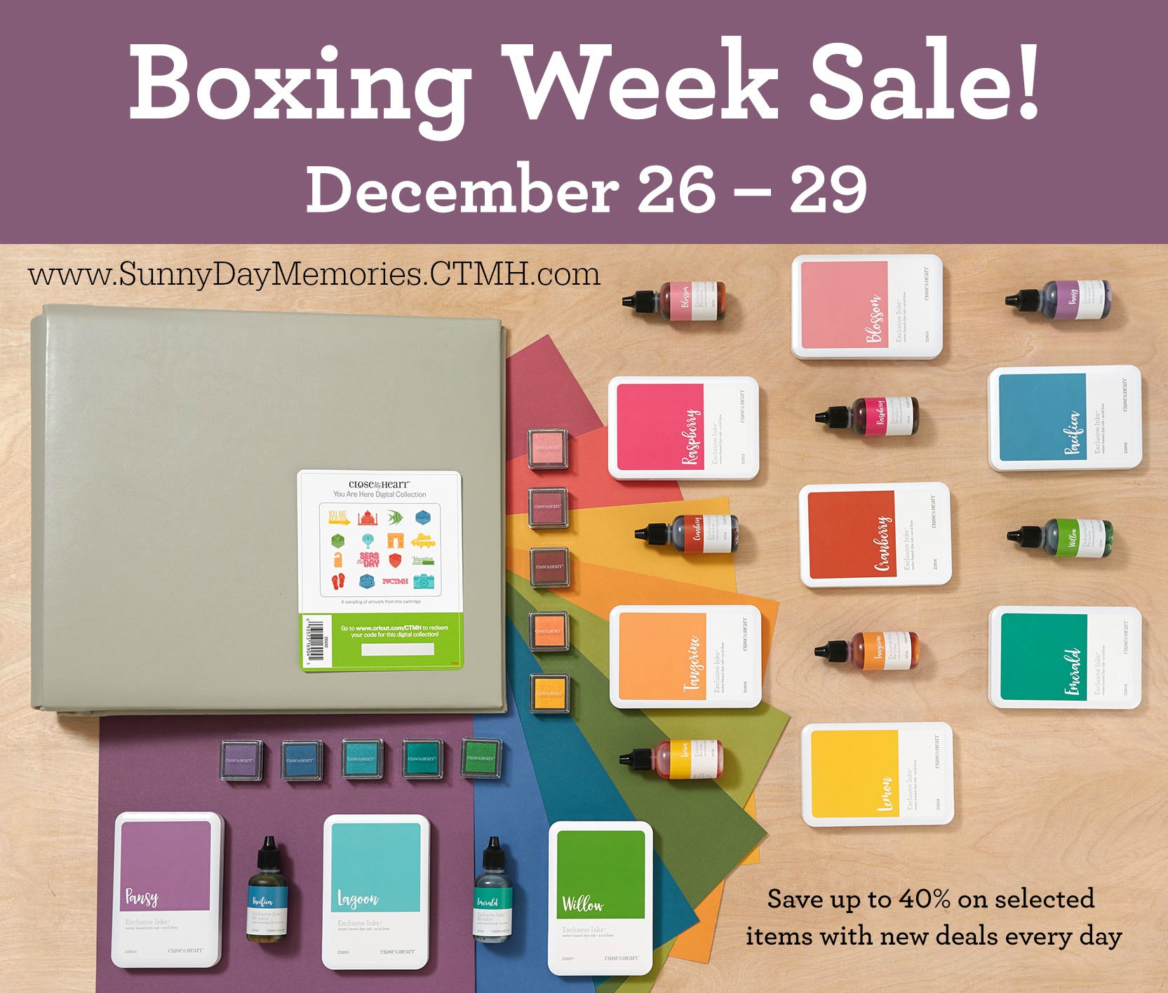 CTMH Boxing Week Sale