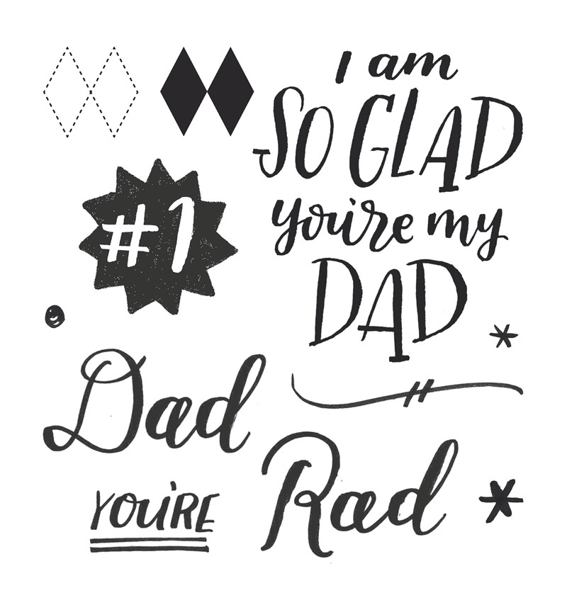 Rad Dad Stamp Set