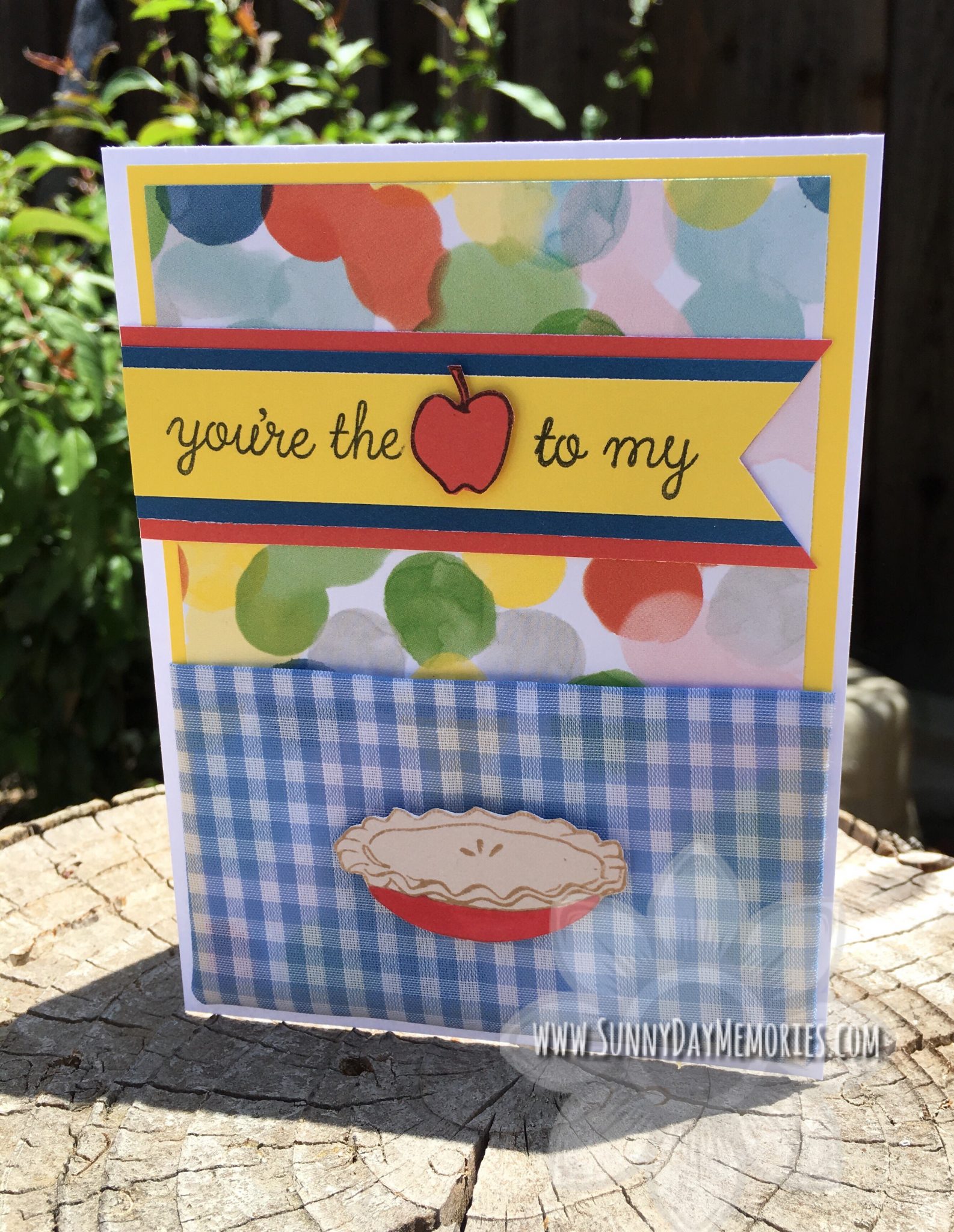 June SOTM Apple to my Pie Card