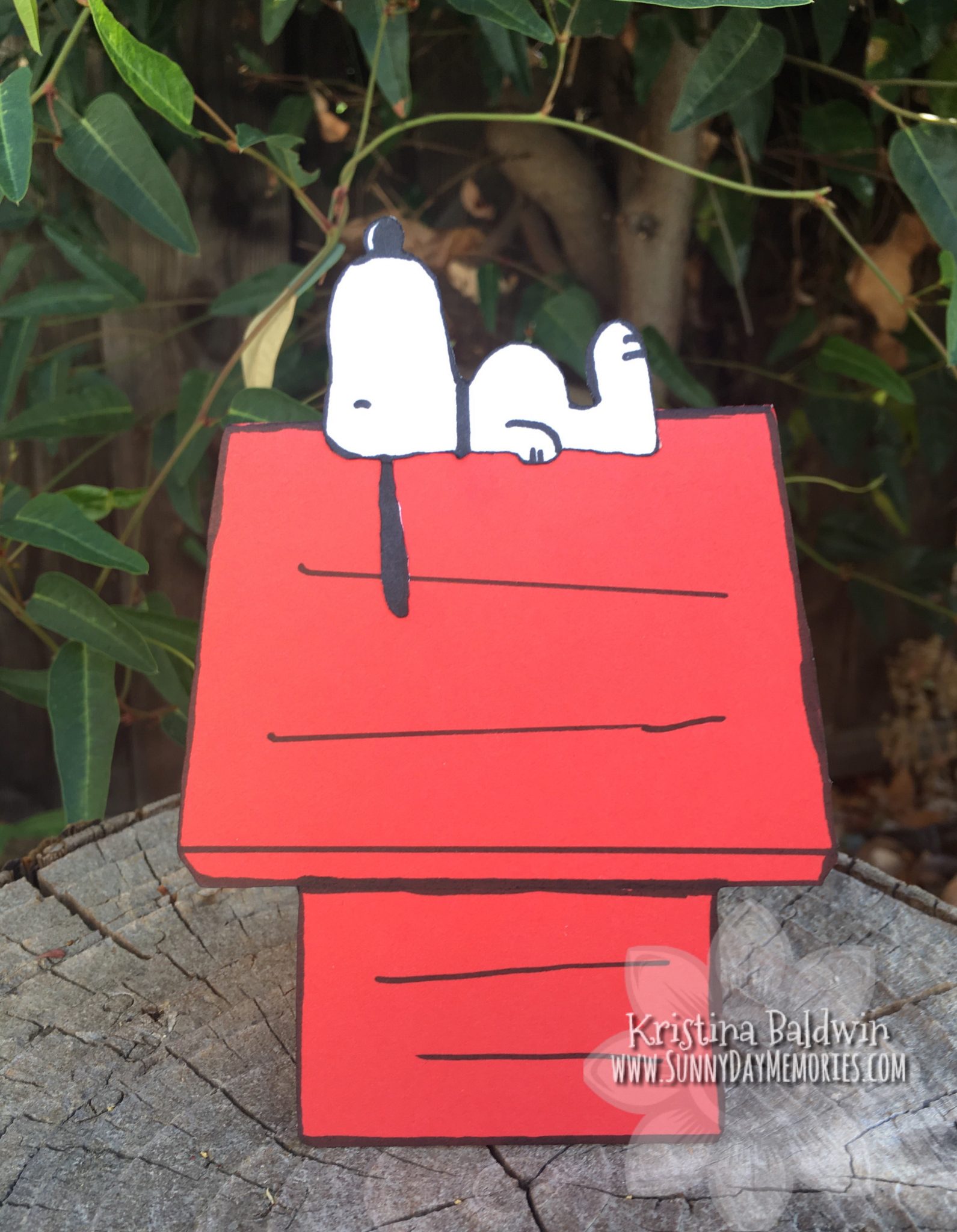 Snoopy Doghouse Card