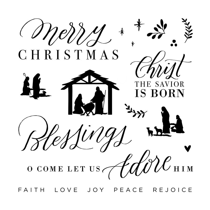 Christmas Blessings Stamp Set