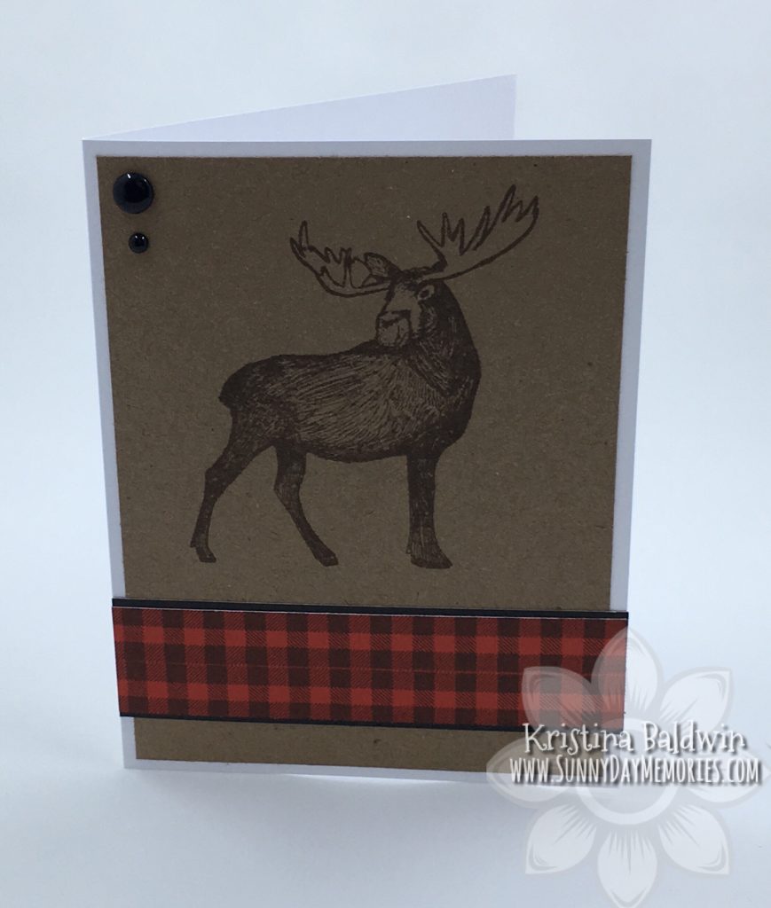 Great Outdoors Moose Card